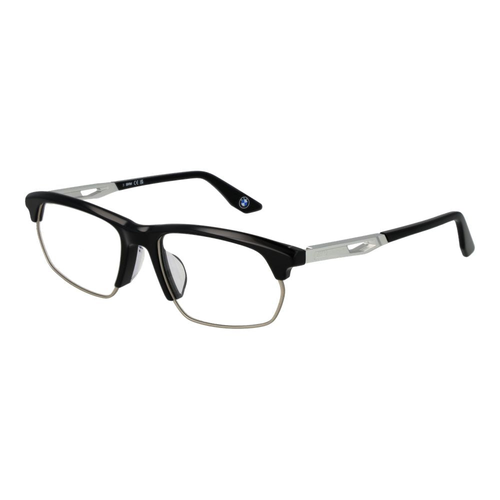 Eyeglasses Frames by BMW for men in metal and black showcases an refined full-frame frame design featuring a sophisticated black coloured frame for an refined and refined aesthetic.