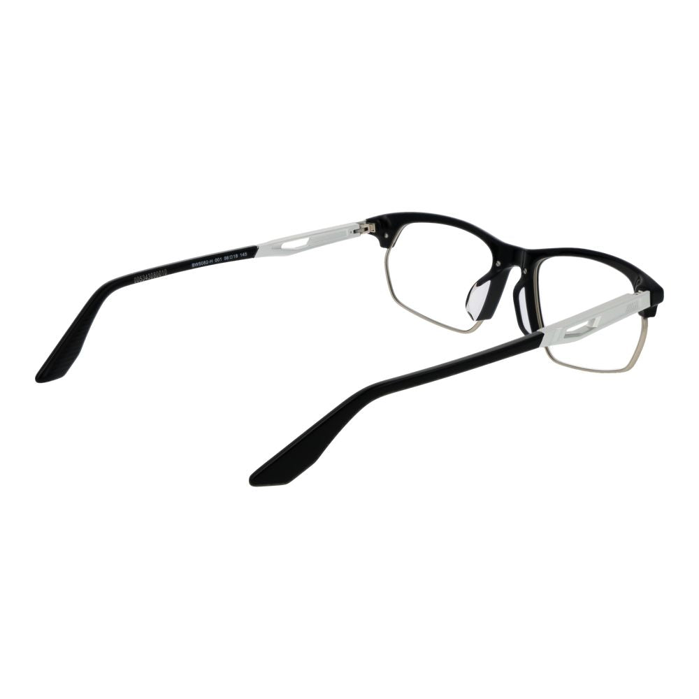 Eyeglasses Frames by BMW for men in metal black features an refined silhouette, showcasing the refined black coloured frame and sophisticated full-frame frame design.