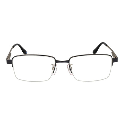 Eyeglasses Frames by BMW for men in metal black showcases a refined half-frame frame design with a refined black coloured frame finish for a refined and sophisticated look.