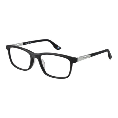 Eyeglasses Frames by BMW for men in plastic gray features an refined silhouette, showcasing a sophisticated gray coloured frame and refined full-frame frame design for a refined look.