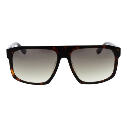 Sunglasses by BMW for men in plastic brown features a sumptuous silhouette, showcasing a sumptuous full-rim square frame design in brown coloured frame with high-performance gradient category-2-medium-tint lens.