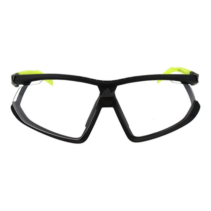 Sunglasses by Adidas for unisex in and black featuring an opulent half-rim sport frame design with a sophisticated black coloured frame finish and high-performance mirrored category-3-dark-tint lens.