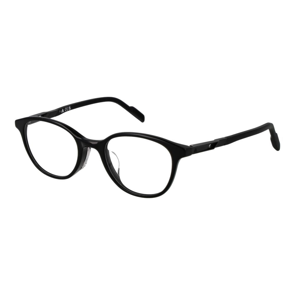 Eyeglasses Frames by Adidas for unisex in plastic black features an refined silhouette, showcasing a sophisticated black coloured frame and refined full-frame frame design for a refined look.