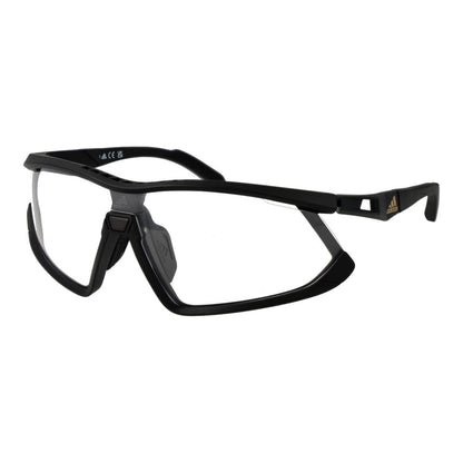 Sunglasses by Adidas for unisex in and black featuring an opulent half-rim sport frame design with a sophisticated black coloured frame finish and high-performance mirrored category-3-dark-tint lens.