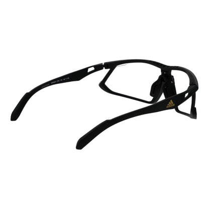 Sunglasses by Adidas for unisex in black showcases a ethereal silhouette, featuring black coloured frame half-rim sport frame design with mirrored category-3-dark-tint lens for a ethereal finish.