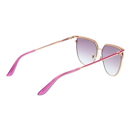 Guess Butterfly Gradient Medium-Tint Metal Sunglasses - Rose Gold