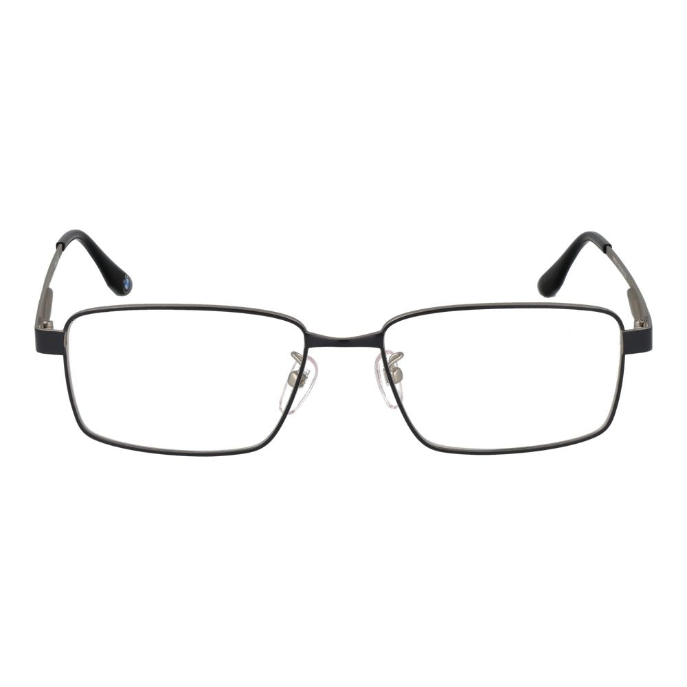 Eyeglasses Frames by BMW for men in metal and gray showcases an refined full-frame frame design featuring a sophisticated gunmetal coloured frame for an refined and refined aesthetic.