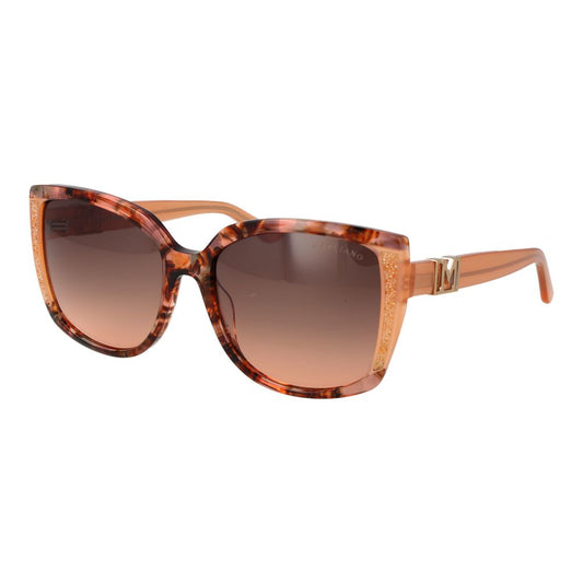 Sunglasses by Marciano by Guess for women in plastic and multicolor featuring an opulent butterfly full-rim frame design with a sophisticated multicolor coloured frame finish and high-performance gradient category-2-medium-tint lens.