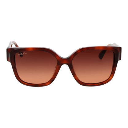 Max & Co Butterfly Gradient Dark-Tint Plastic Sunglasses - Brown