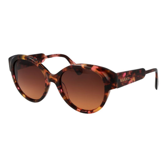 Max & Co Round Gradient Dark-Tint Plastic Sunglasses - Multicolour