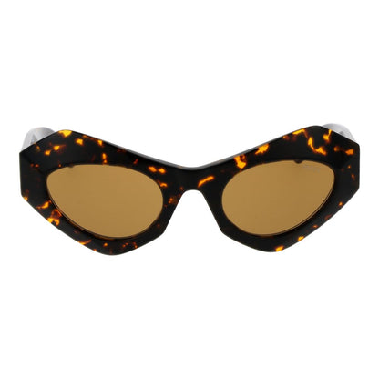 Emilio Pucci Cat-Eye Non-Polarized Medium-Tint Plastic Sunglasses - Brown