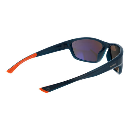 Timberland Sport Polarized Mirrored Dark-Tint Plastic Sunglasses - Blue