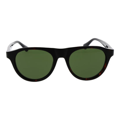 Sunglasses by Web for men in plastic brown showcases a ethereal silhouette, featuring brown coloured frame full-rim panto frame design with non-polarized category-3-dark-tint lens for a ethereal finish.
