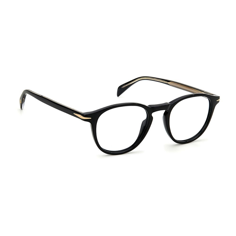 Eyeglasses Frames by David Beckham for men in acetate and black showcases an refined full-frame frame design featuring a sophisticated black coloured frame for an refined and refined aesthetic.