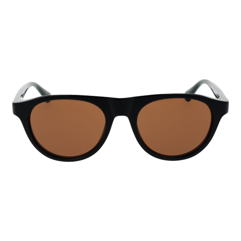 Sunglasses by Web for men in acetate multicolor features an lustrous full-rim panto frame design with green coloured frame detailing and non-polarized category-3-dark-tint lens for a lustrous aesthetic.