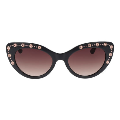 Sunglasses by Guess for women in and gradient, brown & gray featuring an stylish cat-eye full-rim frame design with a sophisticated gray coloured frame finish and high-performance category-3-dark-tint gradient lens.