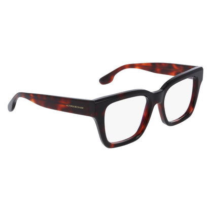 Eyeglasses Frames by Victoria Beckham for women in plastic brown features a refined silhouette, showcasing a refined brown coloured frame and full-frame frame design for a sophisticated, premium look.