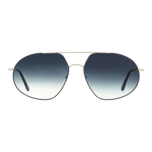 Sunglasses by Andy Wolf for unisex in silver showcases a ethereal silhouette, featuring silver coloured frame aviator full-rim frame design with non-polarized category-2-medium-tint lens for a ethereal finish.