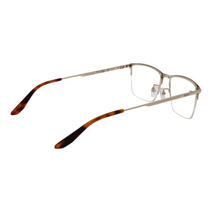 BMW Men's Rectangle Half-Rim Metal Eyeglasses Frames - Black