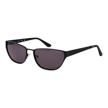 Guess Rectangle Non-Polarized Dark-Tint Metal Sunglasses - Black