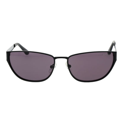 Guess Rectangle Non-Polarized Dark-Tint Metal Sunglasses - Black