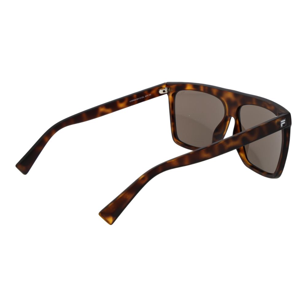 Sunglasses by Fila for men in plastic multicolor features an lustrous rectangle full-rim frame design with multicolor coloured frame detailing and non-polarized category-3-dark-tint lens for a lustrous aesthetic.