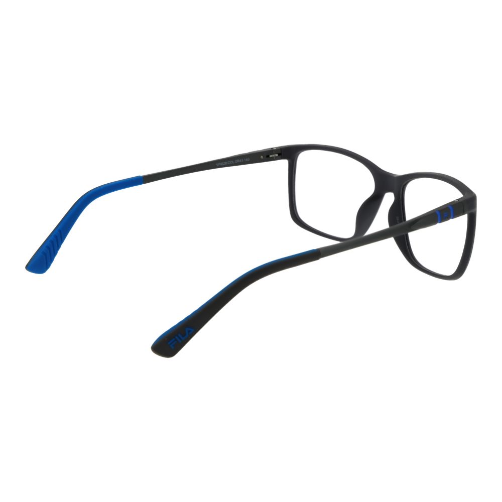 Eyeglasses Frames by Fila for men in plastic gray features an refined silhouette, showcasing the refined gray coloured frame and sophisticated full-frame frame design.