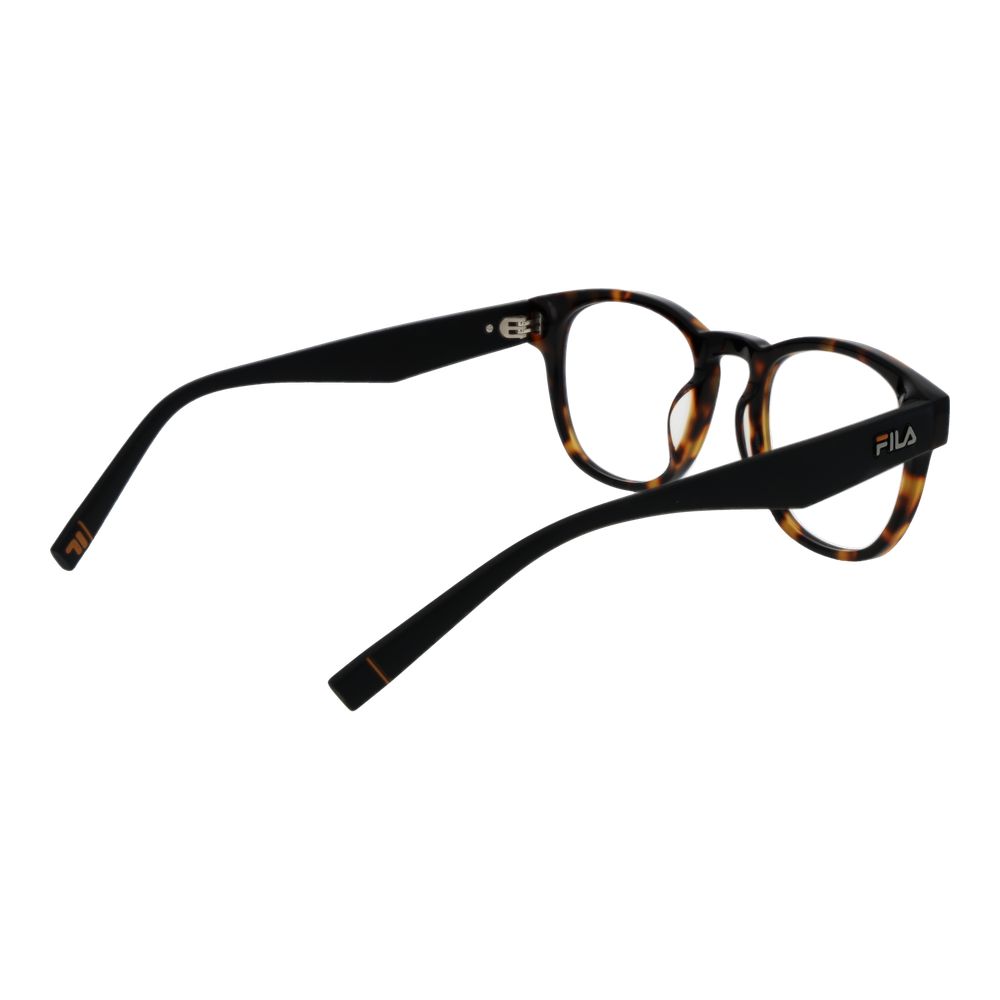 Eyeglasses Frames by Fila for unisex in cellulose acetate brown features an refined silhouette, showcasing a sophisticated brown coloured frame and refined full-frame frame design for a refined look.