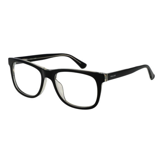 Eyeglasses Frames by Police for men in cellulose acetate and black showcases an refined full-frame frame design featuring a sophisticated black coloured frame for an refined and refined aesthetic.