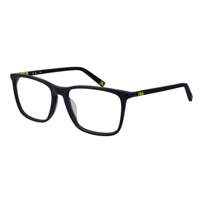 Eyeglasses Frames by Fila for men in cellulose acetate blue features an refined silhouette, showcasing a sophisticated blue coloured frame and refined full-frame frame design for a refined look.