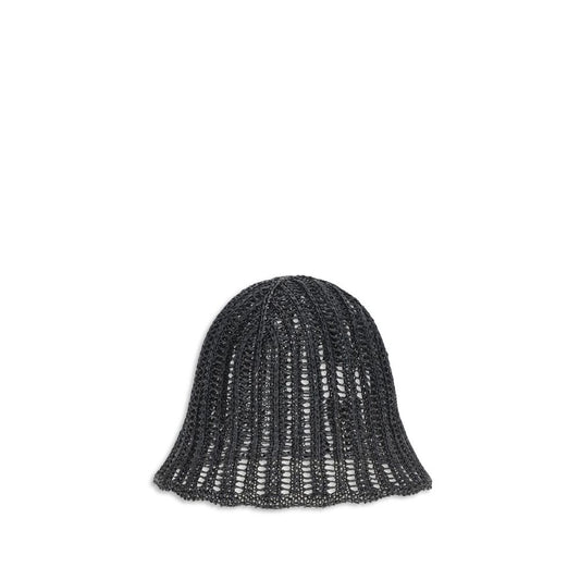 Hat by Brunello Cucinelli for women in raffia black presents a refined silhouette from the Raffia Hat collection, showcasing a refined design that defines modern luxury.