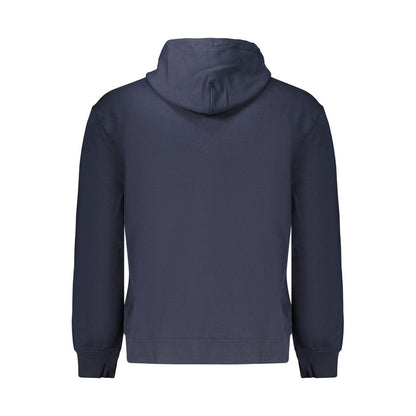 Sweatshirt by Calvin Klein for men in cotton blue & signature features an exquisite silhouette, showcasing and details for a exquisite look.