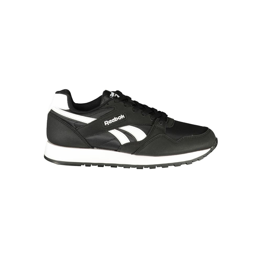 Reebok Men's Athletic Polyester & Polyurethane Sneakers - Black