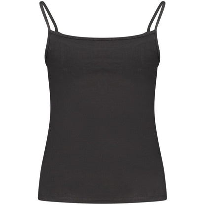 Tank Top by Calvin Klein for women in stretch cotton black showcases a streamlined Women's Stretch Cotton Tank Top design with a streamlined and .