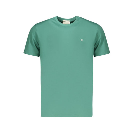 Calvin Klein Men's Cotton T-Shirt - Green Signature