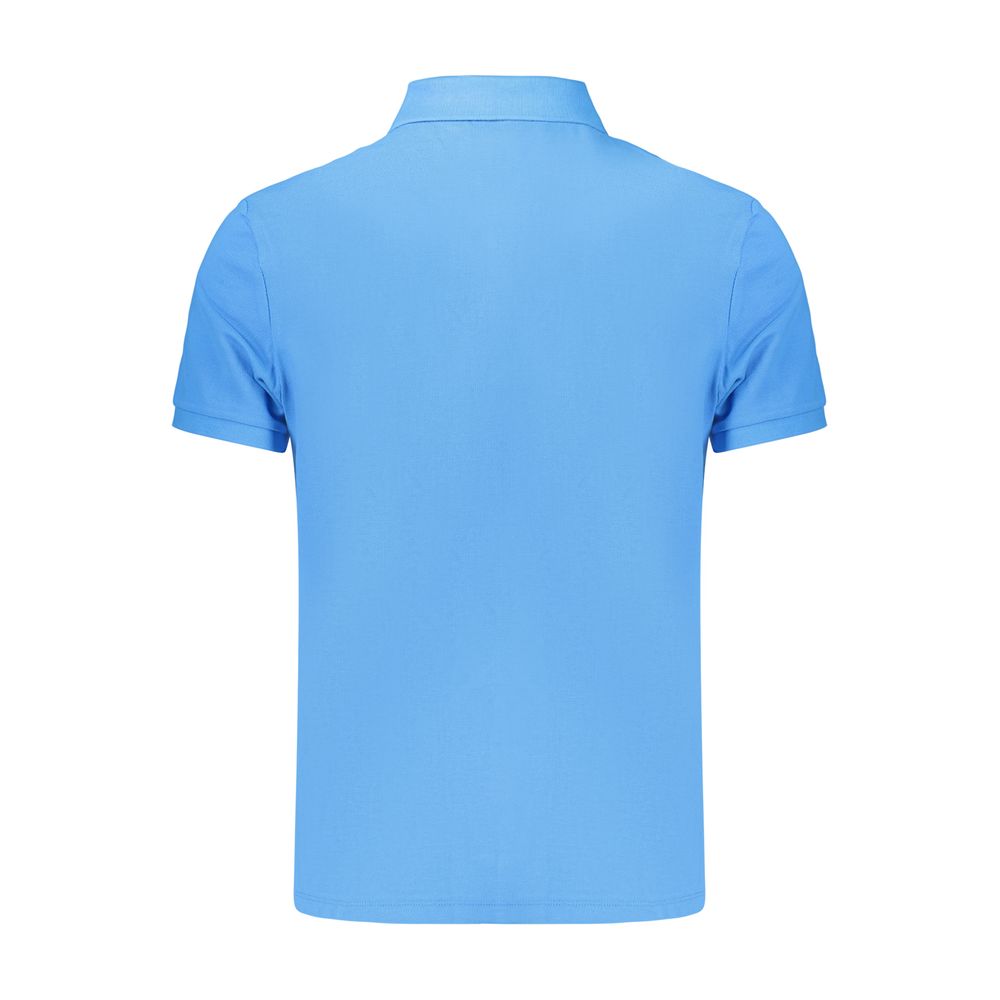 Polo Shirt by Calvin Klein for men in cotton light-blue presents a sleek silhouette, featuring a refined and for a sleek finish.