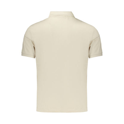 Polo Shirt by Calvin Klein for men in cotton beige features a eye catching silhouette, showcasing a refined and for a eye catching finish.