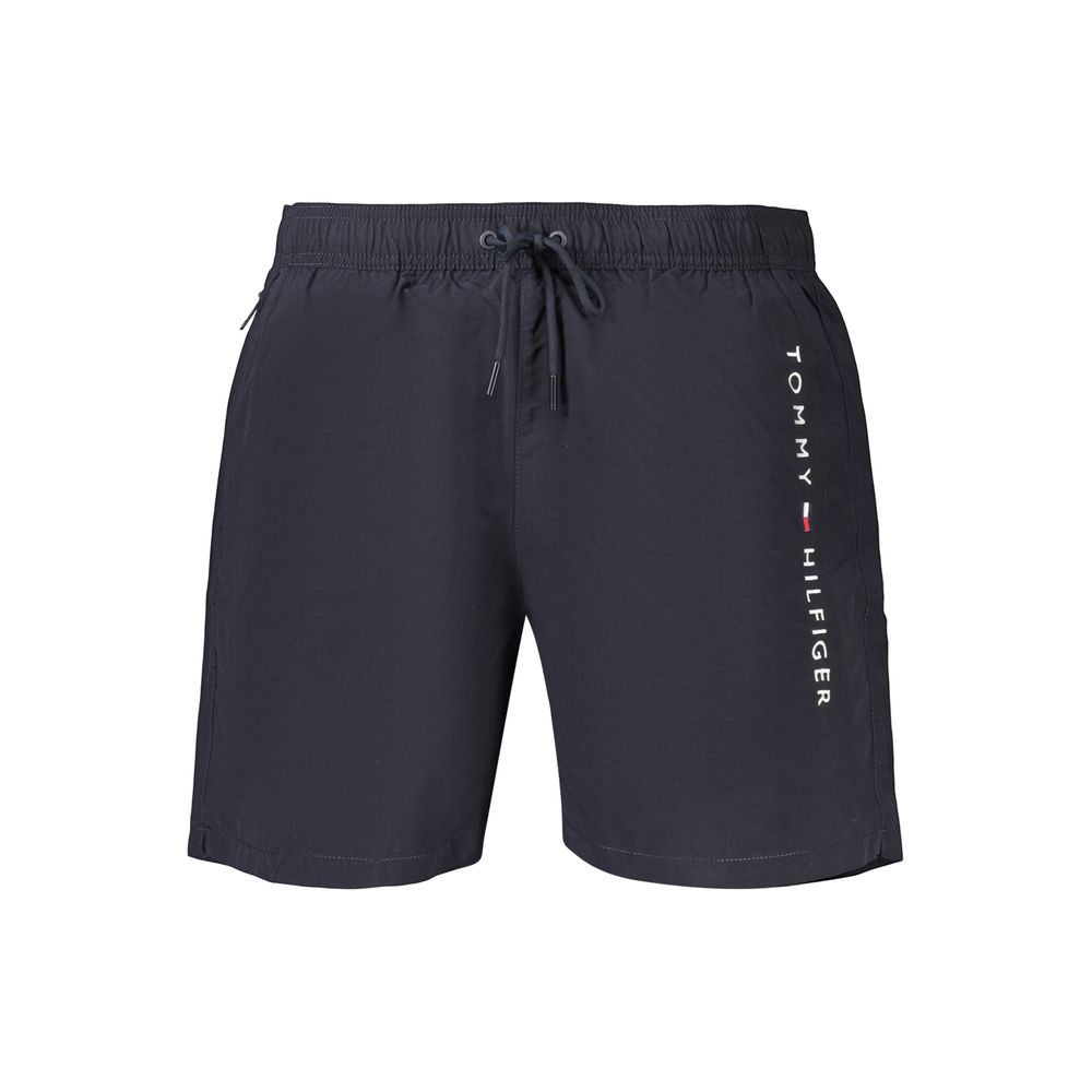 Shorts by Tommy Hilfiger for men in polyester blue features a stylish and short cut with a stylish .