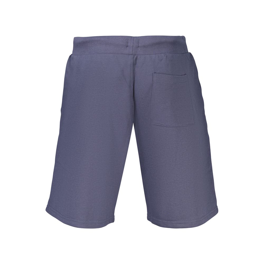 Activewear Shorts by U.S. Grand Polo for men in cotton polyester blue & print features a kinetic silhouette, showcasing adjustable-waistband with a kinetic , short, and for a premium athletic look.