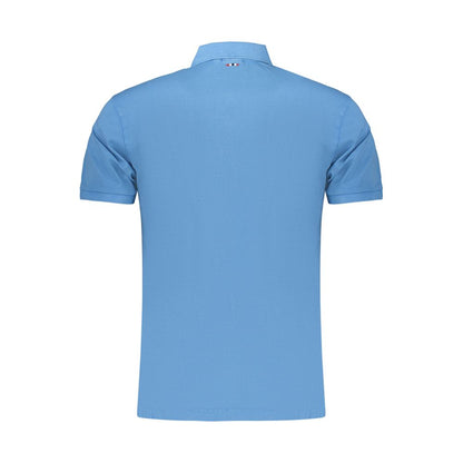Polo Shirt by Napapijri for men in cotton blue showcases a enviable silhouette, featuring a refined and for a enviable finish.