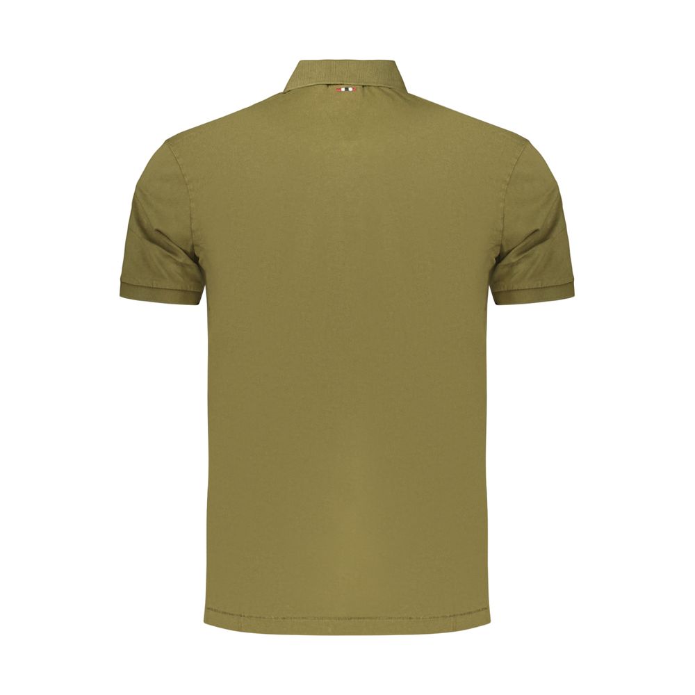 Polo Shirt by Napapijri for men in cotton green features a eye catching silhouette, showcasing a refined and for a eye catching finish.