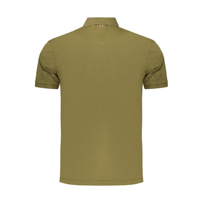 Polo Shirt by Napapijri for men in cotton green features a eye catching silhouette, showcasing a refined and for a eye catching finish.