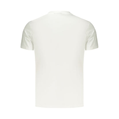 T-Shirt by Napapijri for men in cotton blue & white showcases a chic silhouette, artfully detailed with a chic and for a chic finish.