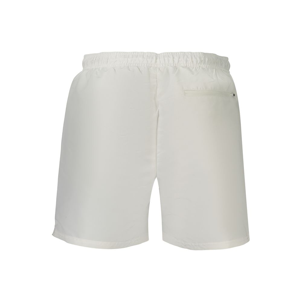 Activewear Shorts by Calvin Klein for men in polyester canvas blue & white features an athletic and short with a and high-performance .