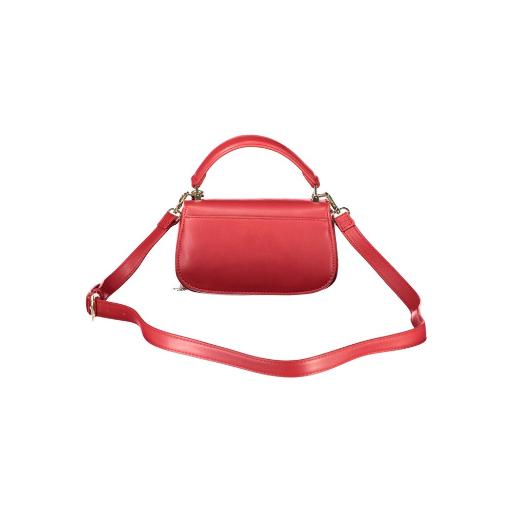Evening Handbag by Mario Valentino for women in polyurethane red features a exquisite silhouette, showcasing a secure and exquisite with versatile for a exquisite finish.