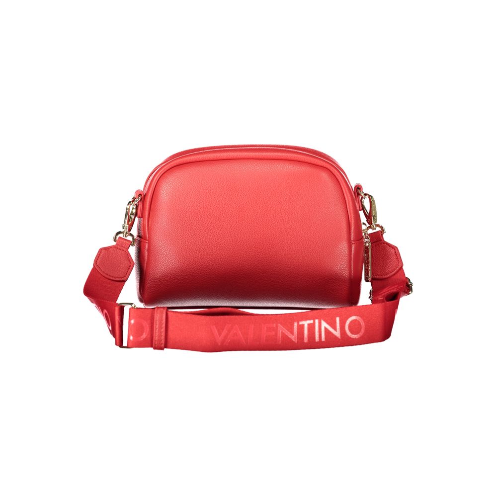 Handbag by Mario Valentino for women in polyurethane red features a exquisite silhouette, showcasing a secure and exquisite with versatile for a exquisite finish.