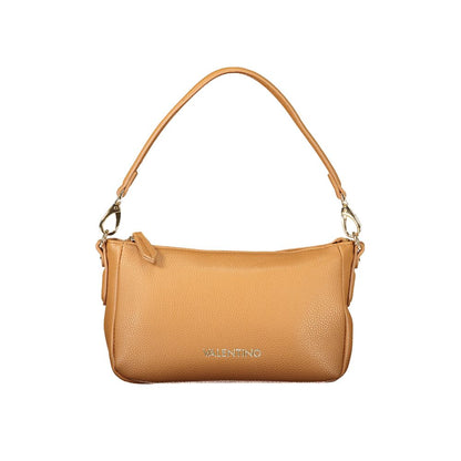 Evening Handbag by Mario Valentino for women in polyurethane brown features an refined silhouette, showcasing a secure , ample , and versatile for a sophisticated refined aesthetic.