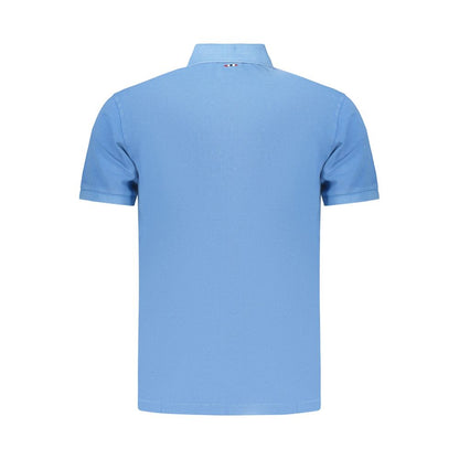Polo Shirt by Napapijri for men in cotton blue & print presents a distinguished silhouette, showcasing a sophisticated and distinguished for a truly distinguished finish.