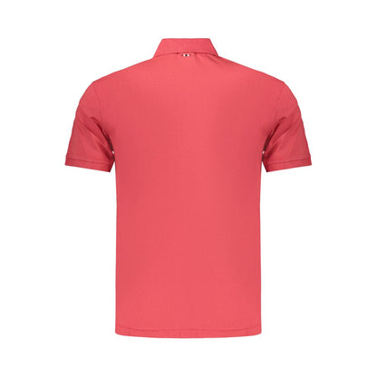 This Polo Shirt by Napapijri for men in cotton red & print presents a flawless silhouette, showcasing flawless detailing and a refined for a truly flawless aesthetic.
