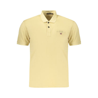 Polo Shirt by Napapijri for men in cotton beige & print showcases a enviable silhouette, featuring a refined and for a enviable finish.